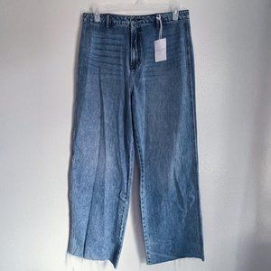 Carly Jean Los Angeles Light Blue Wide Leg Jeans - Jayne Jeans